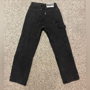 Ragged cargo jeans